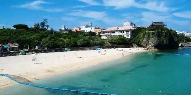 那覇市で唯一のビーチ　波の上ビーチと周辺散策