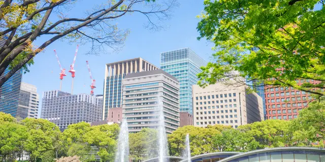 和田倉噴水公園とその周辺
