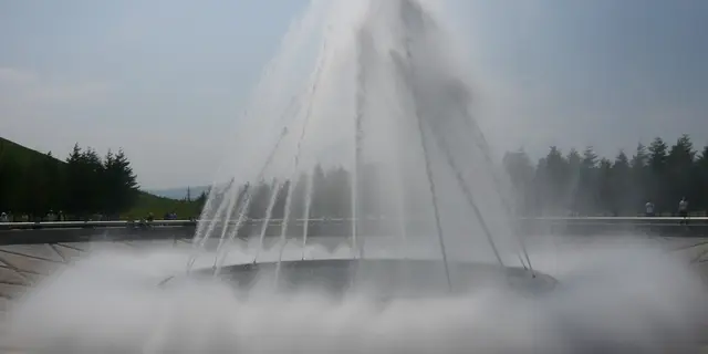 イサム・ノグチのモエレ沼！見たこともない海の噴水ショー