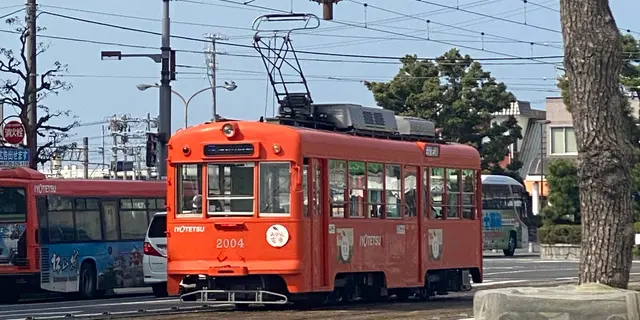 伊予鉄道で行く、松山市内観光♪