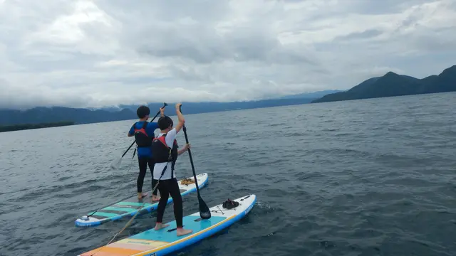 洞爺湖で火山と温泉とSUPでお腹いっぱい