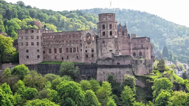 【ドイツ・ハイデルベルク🇩🇪】ドイツ随一の絶景と中世の街並み1泊2日旅💛
