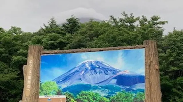 初夏の富士   初富士上司と初登山(富士宮ルート)