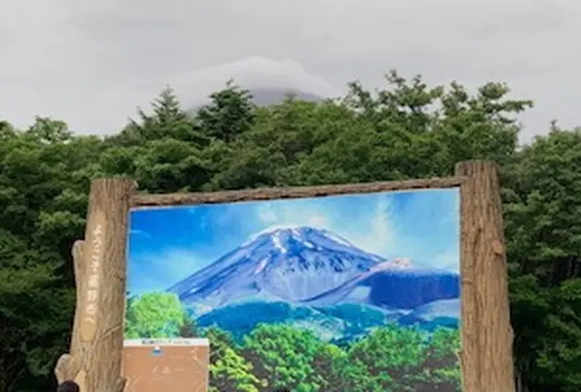 初夏の富士   初富士上司と初登山(富士宮ルート)