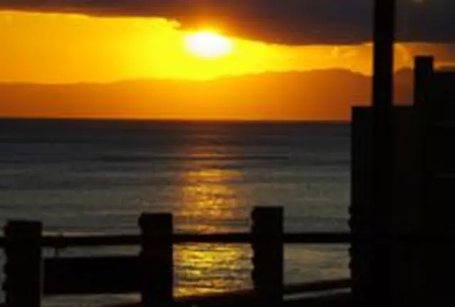 温泉と江ノ島