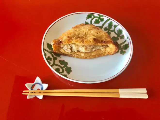 焼きいなり（冷凍、1個）400円