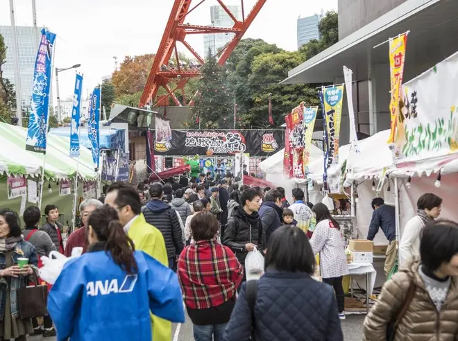 おんせん県おおいた『地獄蒸し祭り』in東京タワー