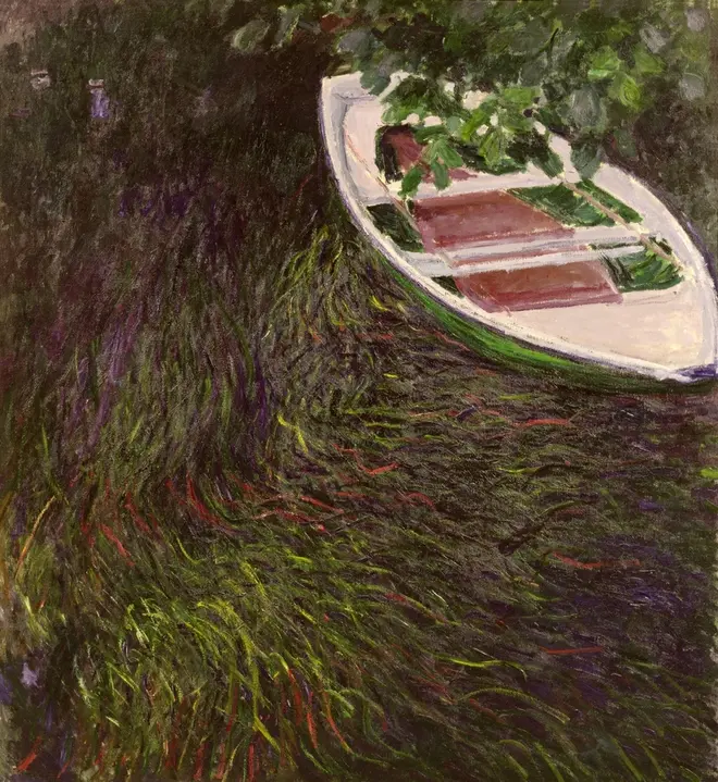 クロード・モネ 《小舟》 1887年 マルモッタン・モネ美術館 Musée Marmottan Monet, Paris （c）Musée Marmottan Monet, Paris, France／Bridgeman Images