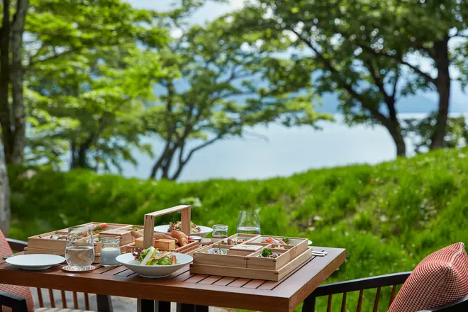 日本料理byThe Ritz-Carlton,Nikkoのテラス