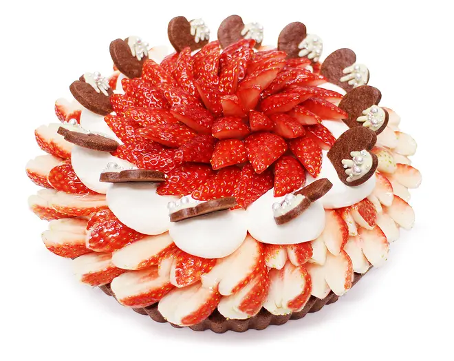 「恋みのり」いちごとラズベリームースのチョコレートケーキ イメージ