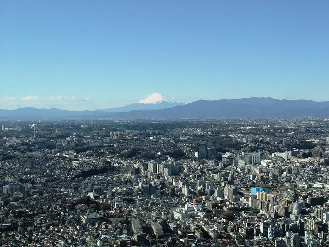 天気が良い日は個室から富士山が望めます。 イメージ