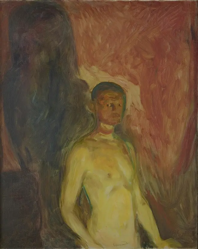 《地獄の自画像》1903年©Munchmuseet