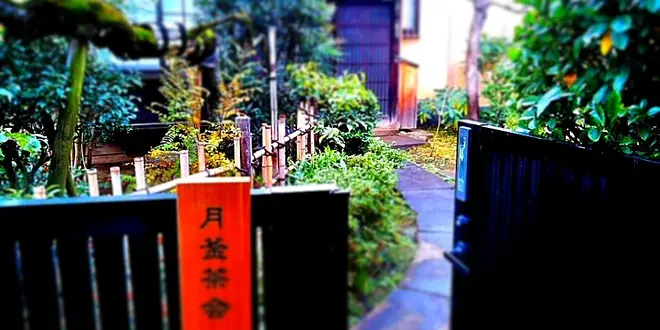 畳に座って抹茶体験！