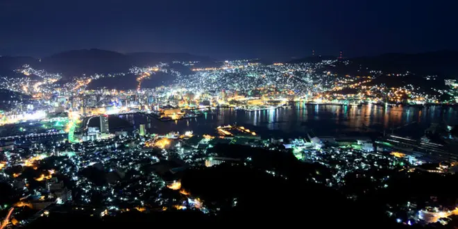 日本三大夜景の一つ稲佐山へ行く
