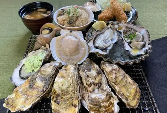 名物！『牡蠣ノ星セット』