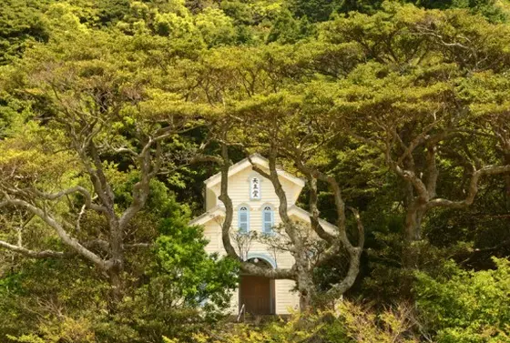 茂みの中の教会