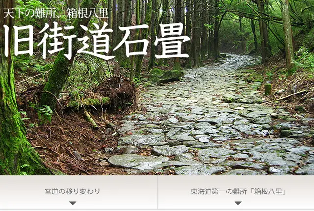 箱根東坂（小田原宿→畑宿→芦ノ湖→箱根宿)　　　　　　　　　18㎞を歩く