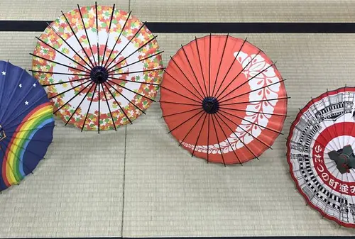 【伝統の町で伝統体験】職人の工房で体験するミニ和傘制作