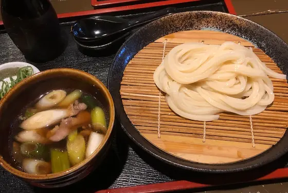 京鴨とネギのつけ麺