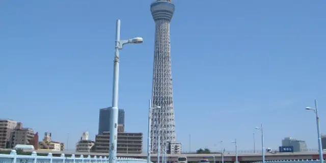 名を在原業平の歌に由来する東京スカイツリーのお膝元－言問橋