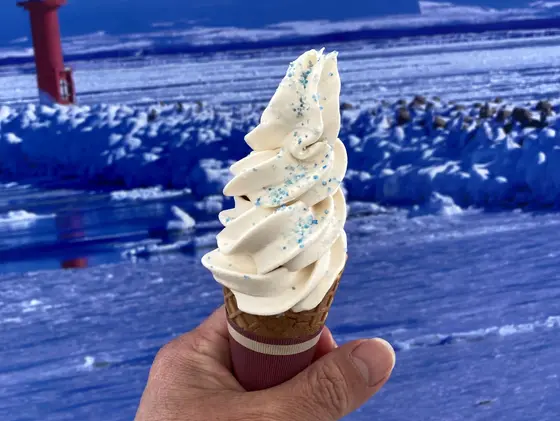 流氷ソフトクリーム
