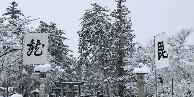 かなり上杉る街…米沢は今日も雪だった！