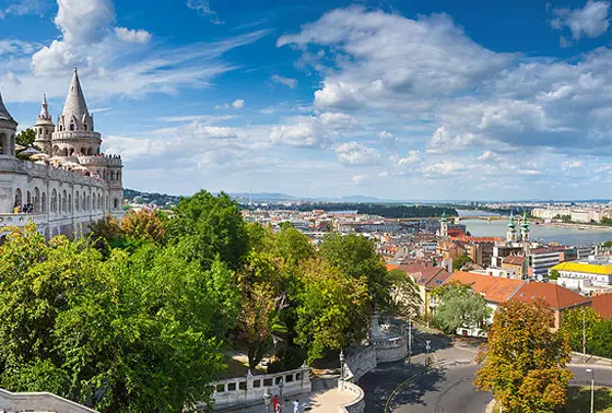 ブダペストの街を一望