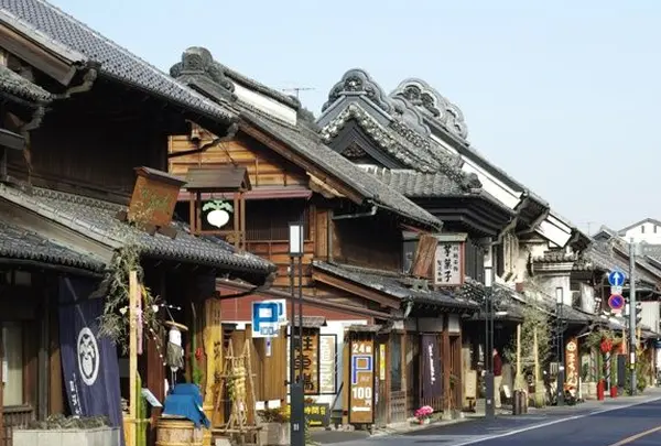 小江戸川越一番街商店街 蔵造りの町並み